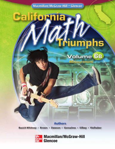 California Math Triumphs VOL 6B Measurement (CALIFORNIA MATH TRIUMPHS VOL 6B)