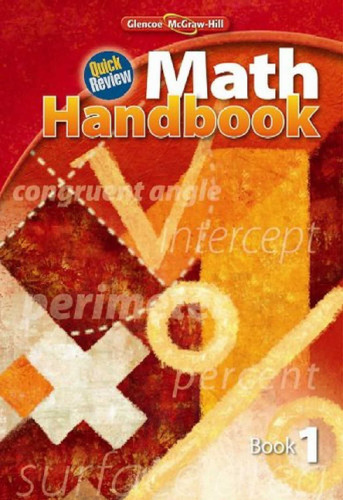 Quick Review Math Handbook, Book 1, Student Edition