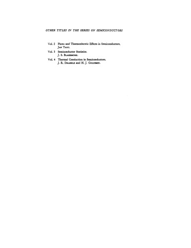 Semiconducting III-V Compounds