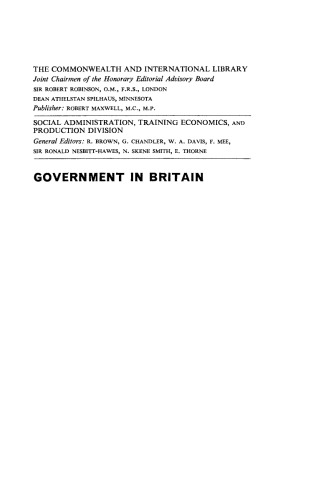 Government in Britain