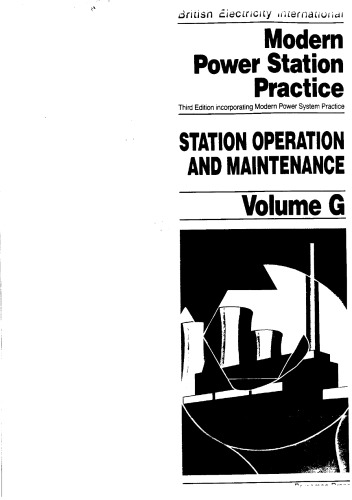 Station Operation and Maintenance, Volume Volume G, Third Edition