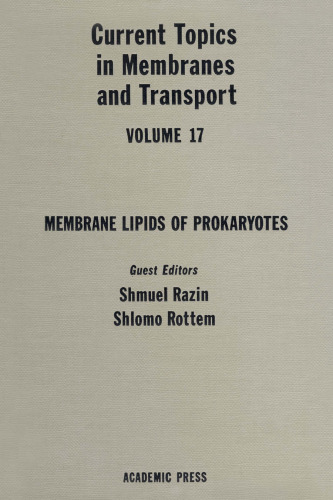 Membrane Lipids of Prokaryotes