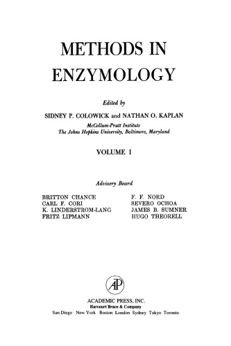 Preparation and Assay of Enzymes