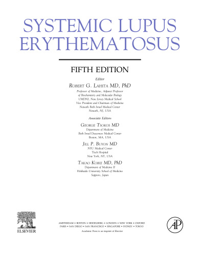 Systemic Lupus Erythematosus, Fifth Edition