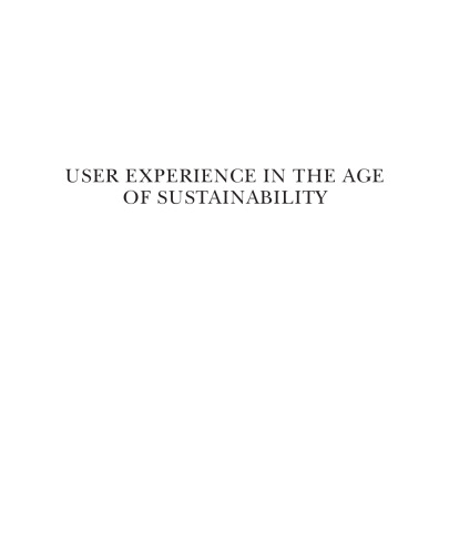User Experience in the Age of Sustainability: A Practitioner's Blueprint