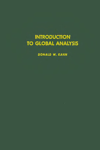 Introduction to global analysis, Volume 91 (Pure and Applied Mathematics)