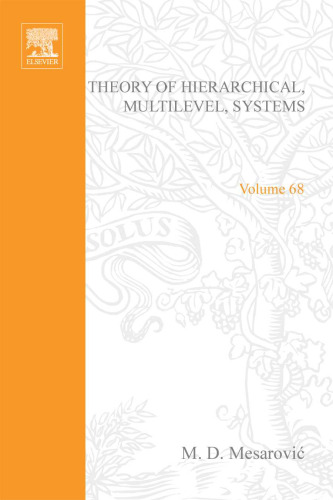 Theory of Hierarchical, Multilevel, Systems