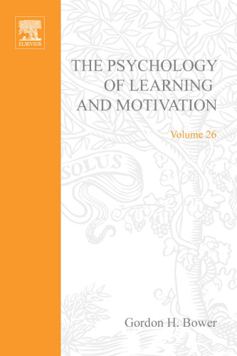 Psychology of Learning and Motivation, Vol. 26