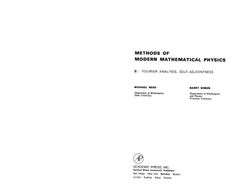 Fourier Analysis, Self-Adjointness