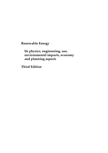 Renewable Energy
