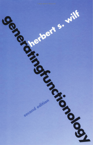 generatingfunctionology, Second Edition