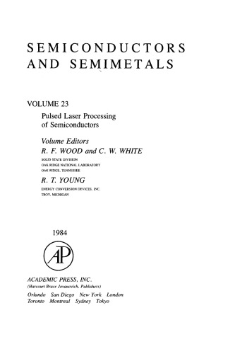 Pulsed laser processing of semiconductors