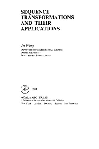 Sequence Transformations and Their Applications