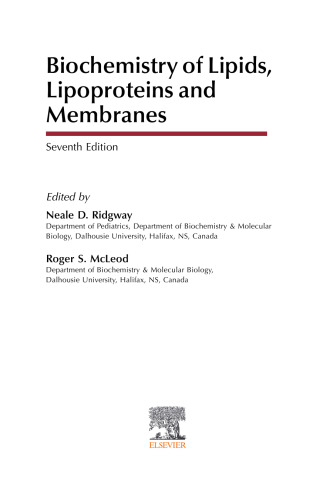 Biochemistry of Lipids, Lipoproteins and Membranes