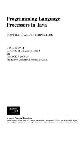 Programming language processors in Java: compilers and interpreters
