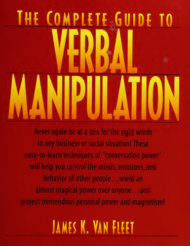 Complete Guide to Verbal Manipulation