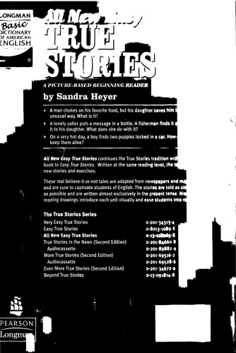 All New Easy True Stories:  A Picture-Based Beginning Reader