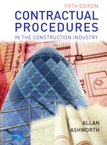 Contractual Procedures in the Construction, 5th Edition