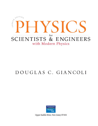 Physics for Scientists & Engineers with Modern Physics