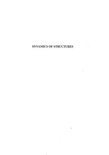 Dynamics of Structures