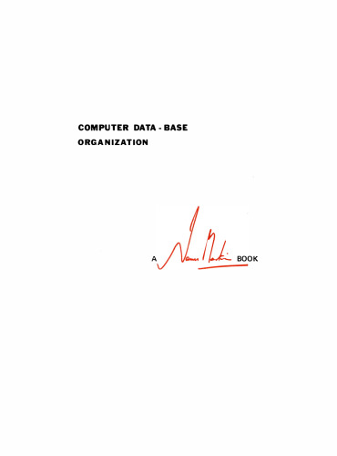 Computer Data-base Organization
