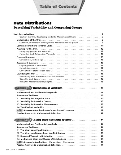 Data Distributions, Describing Variability and Comparing Groups