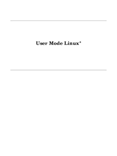 User Mode Linux