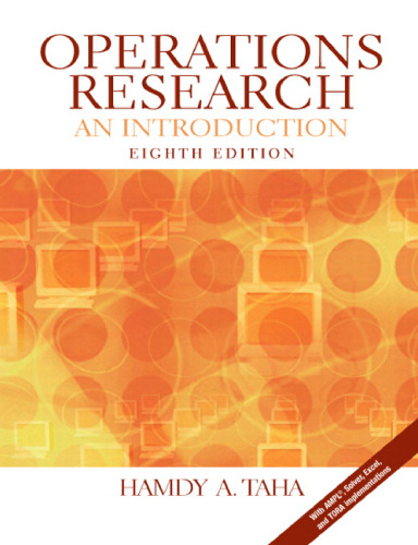 Operations Research: An Introduction, Eighth Edition