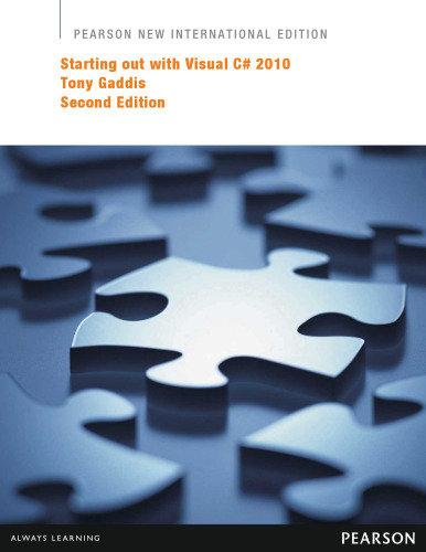 Starting out with Visual C# 2010