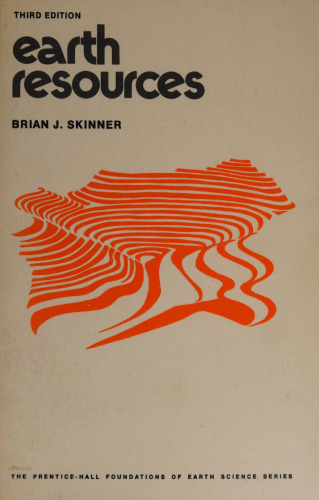 Earth Resources (Prentice-Hall Foundations of Earth Science Series)