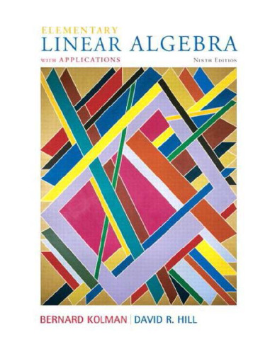 Elementary Linear Algebra with Applications (9th Edition)