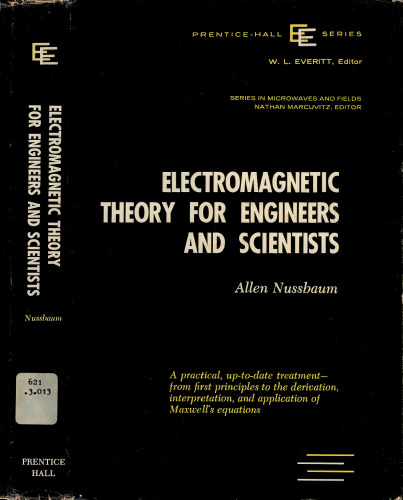 Electromagnetic Theory for Engineers and Scientists