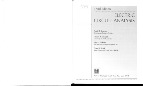 Electric Circuit Analysis