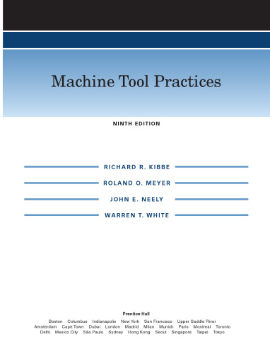 Machine Tool Practices (9th Edition)