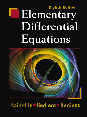 Elementary Differential Equations