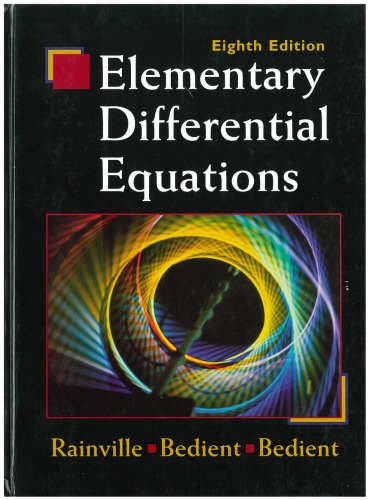 Elementary Differential Equations 0-3-5080-8