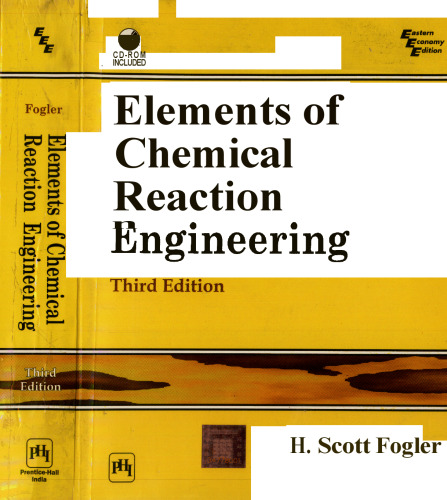 Elements of Chemical Reaction Engineering (3rd Edition)