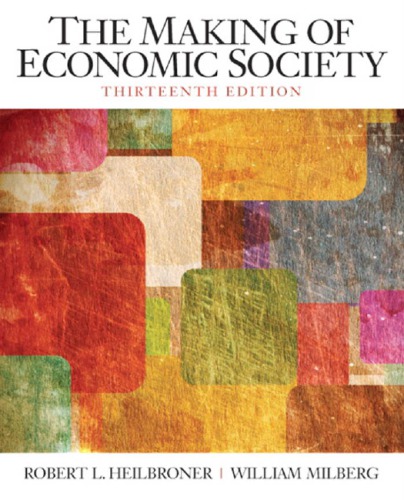 The Making of Economic Society