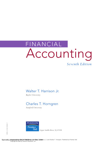 Financial accounting