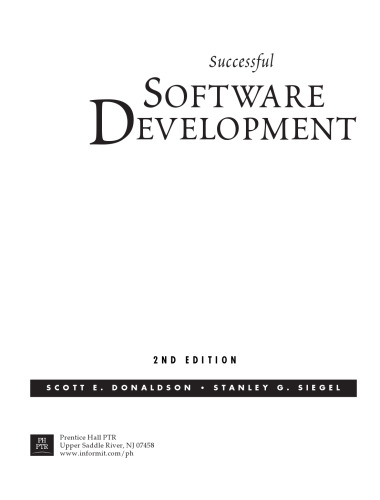 Successful Software Development