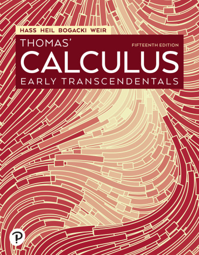 Thomas' Calculus. Early Transcendentals
