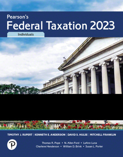 Pearson's Federal Taxation 2023 Individuals
