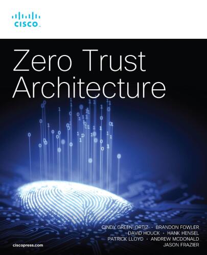 Zero Trust Architecture (Networking Technology: Security)