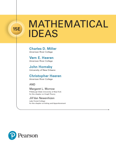 Mathematical Ideas 15E