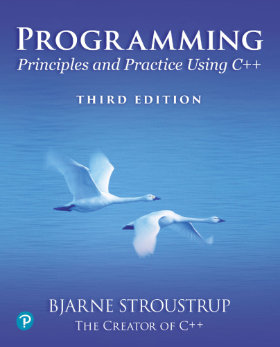 Programming: Principles and Practice Using C++