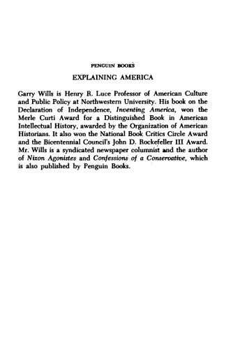 Explaining America: The Federalist