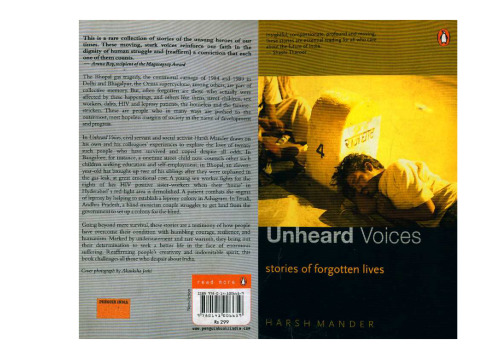 Unheard voices: stories of forgotten lives