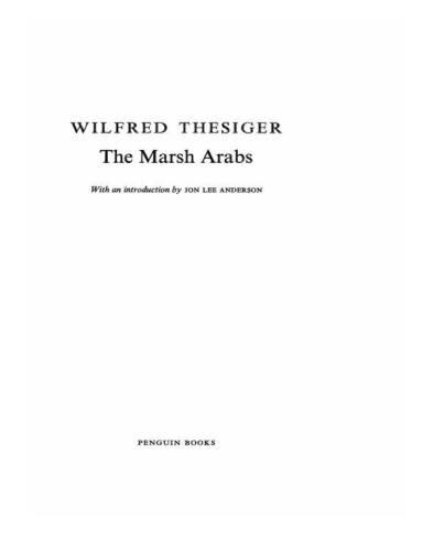 The Marsh Arabs