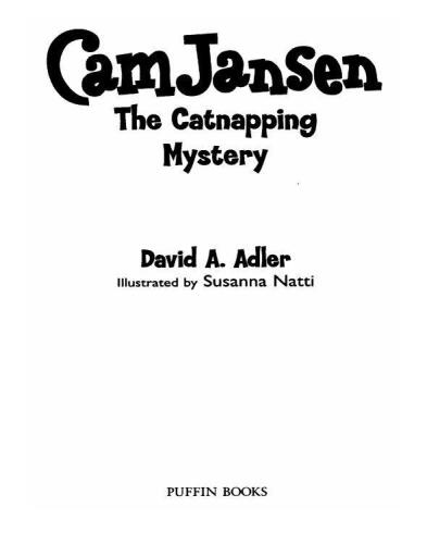 Cam Jansen and The Catnapping Mystery