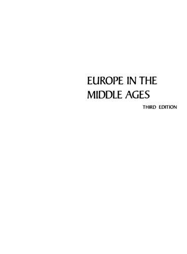 Europe in the Middle Ages